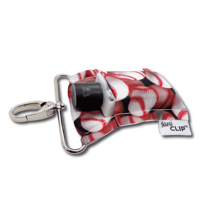 Baseballs SaniClip Hand Sanitizer Holder - made to order | Daily Health & Beauty