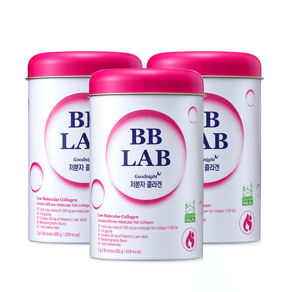 [Bundle] Good Night Collagen (Low-Molecular Weight Collagen), 30 sticks x 3box