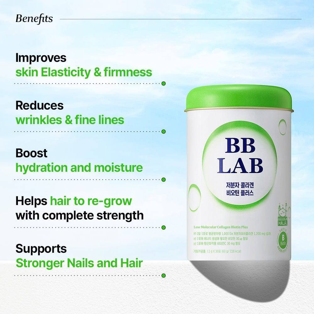[Bundle] Low-Molecular Collagen Biotin Plus, 30 sticks x 3box