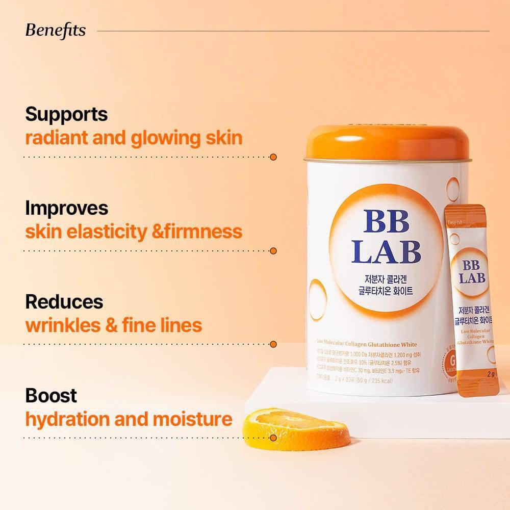 [Bundle] Low-Molecular Collagen Glutathione White, 30 sticks x 3box