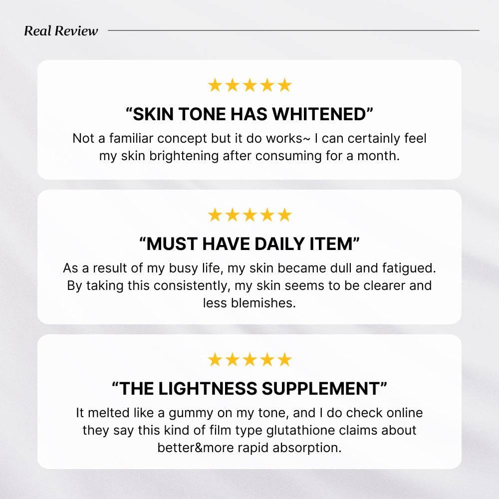 [Bundle] Glutathione White Film, 30 pcs x 3box
