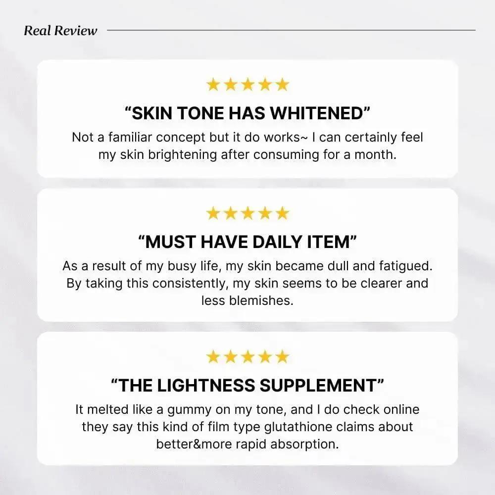 [Bundle] Glutathione White Film, 30 pcs x 3box