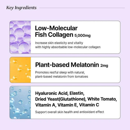 [Day-Night Radiance Set] White Up Plus + Collagen 5000 Melatonin, 2Boxes/3Boxes Each