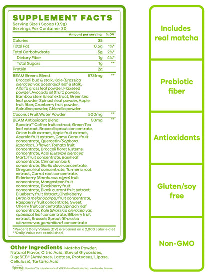 super greens citrus matcha