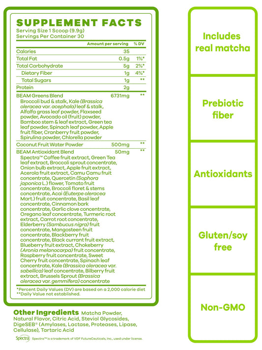 super greens citrus matcha