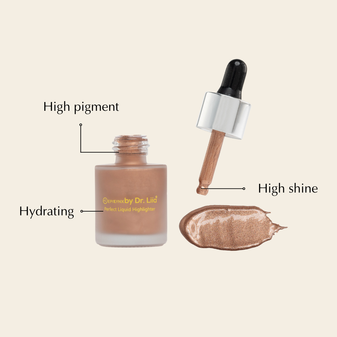 Sunkissed Bronzer & Glow Drops – Filtre liquide de teint, éclat rosé et lumineux
