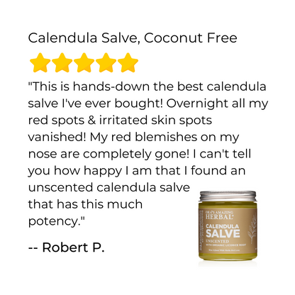 Calendula Salve, Coconut Free Draw Salve with Licorice Root