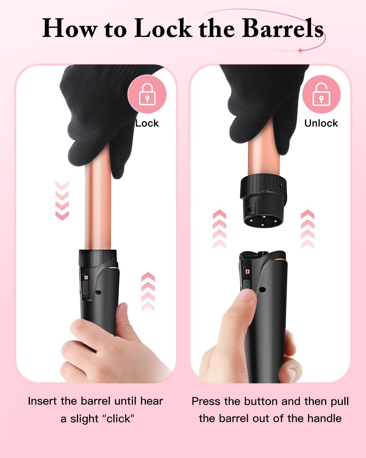 BESTOPE PRO 5 in 1 Curling Iron, Curling Wand Set with Negative Ion Thermal Brush and 4 Interchangeable Ceramic Curling Irons (0.35“ - 1.5”), Fast Heating Crimper Hair Tool in All Hair Type, Women Gifts | Daily Health & Beauty