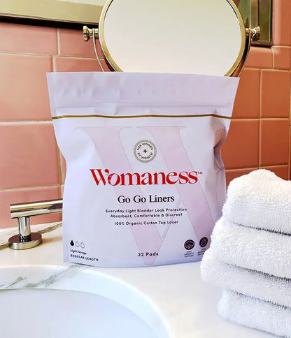 Womaness - Go Go Liners - Everyday Light Protection for Incontinence: 22 liners