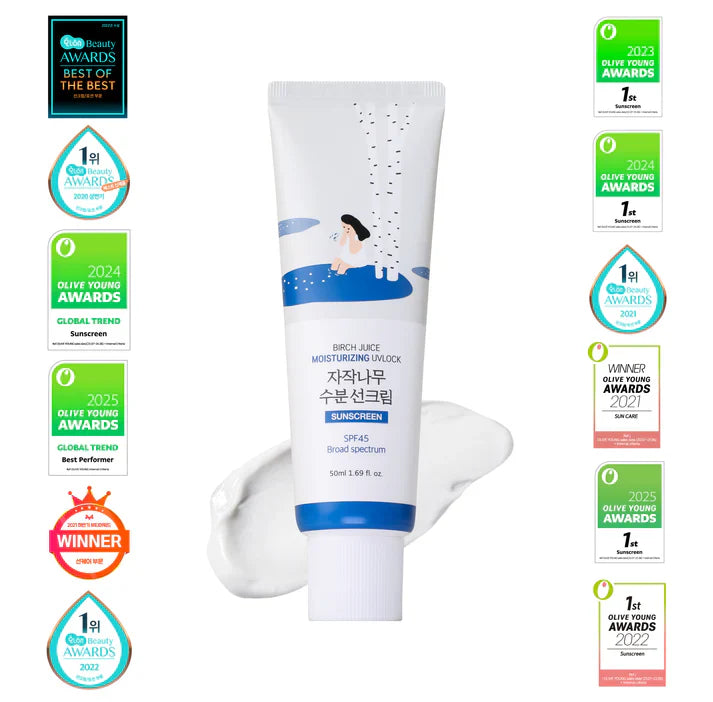 Birch Moisturizing Sunscreen UVLock SPF 45+ Broad Spectrum (50ml)