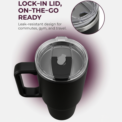 Steel (21oz) 180W Insulated Portable Blender (NEW)