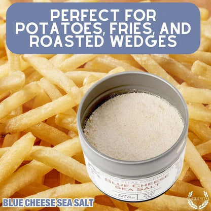 Sal marina con queso azul