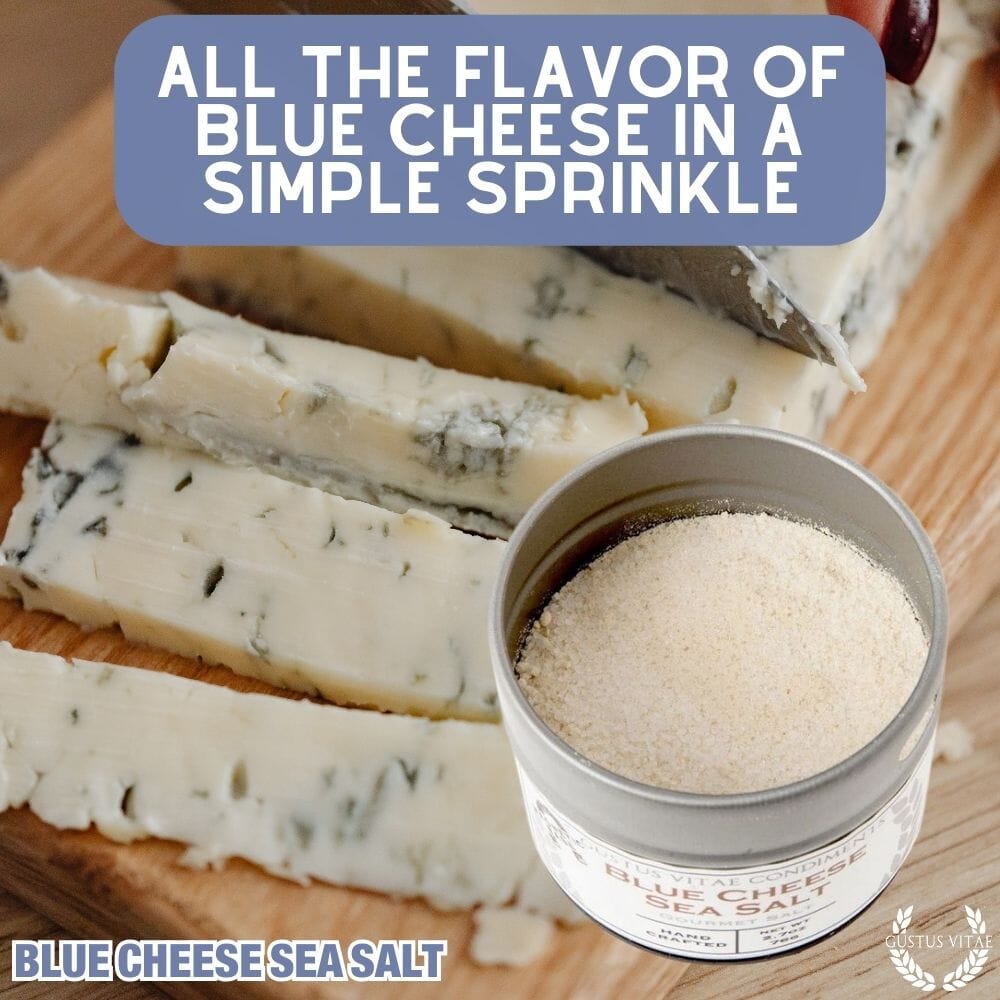 Sal marina con queso azul