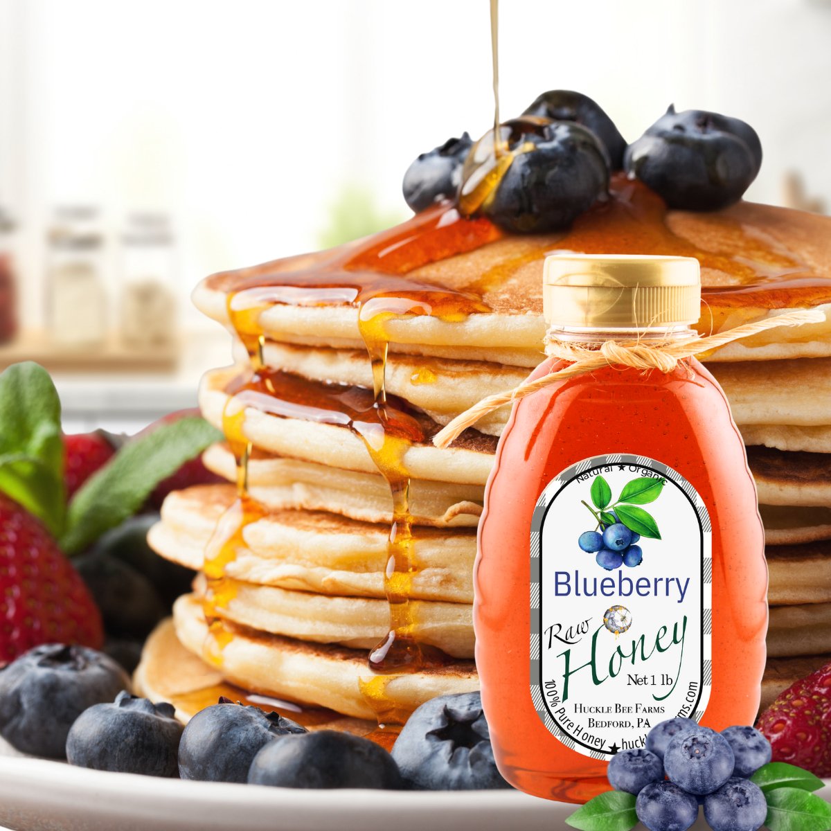 Blueberry Honey Bliss: Handcrafted Gourmet Infusion