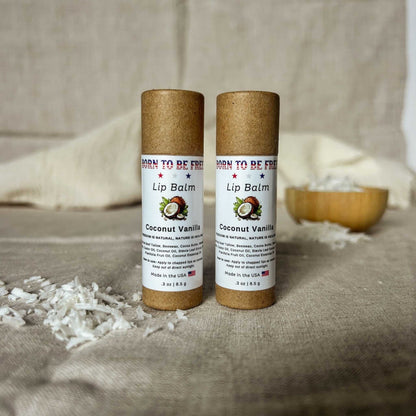 Bálsamo labial de coco y vainilla