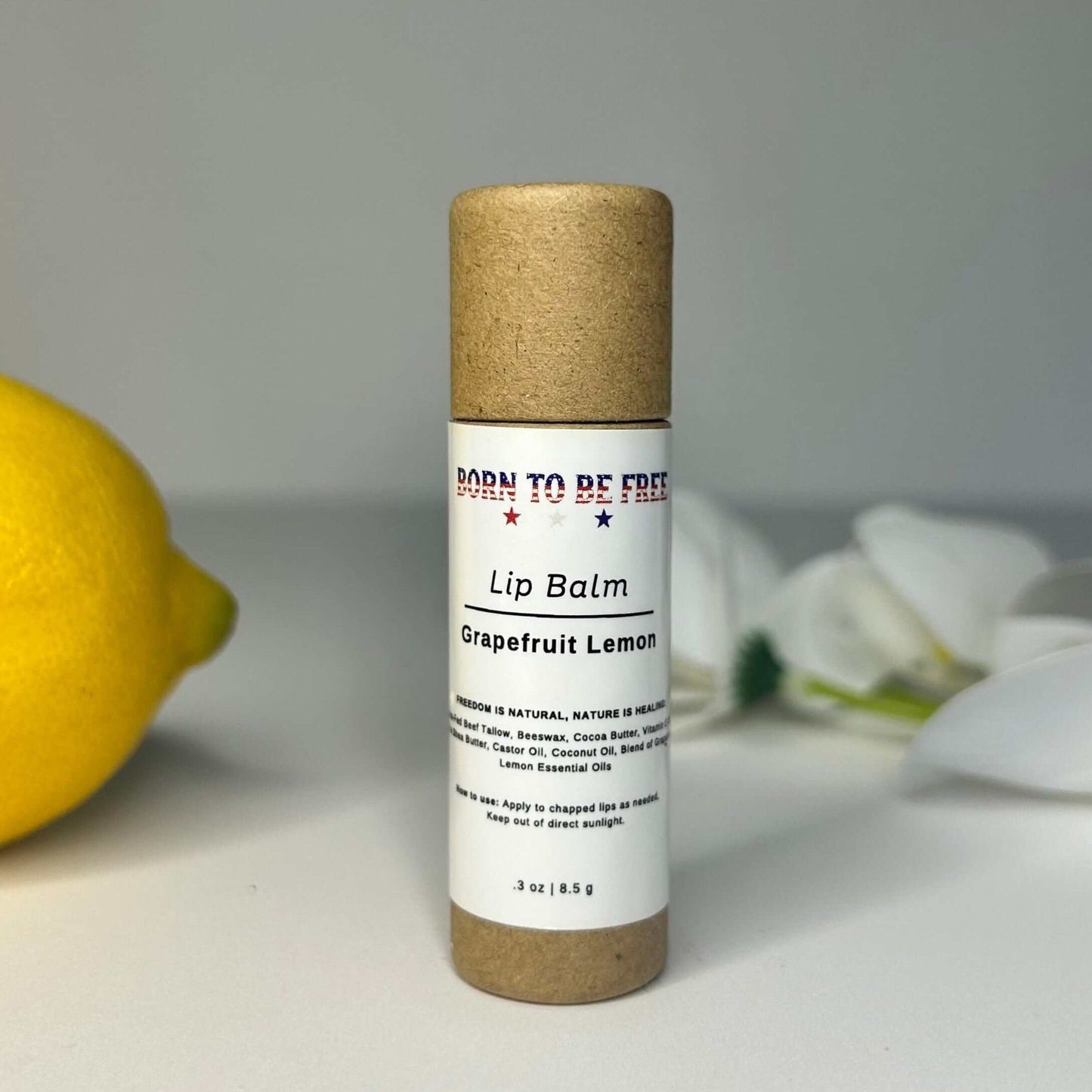 Bálsamo labial de pomelo y limón