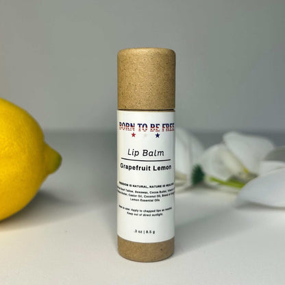 Bálsamo labial de pomelo y limón