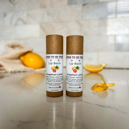 Bálsamo labial de pomelo y limón