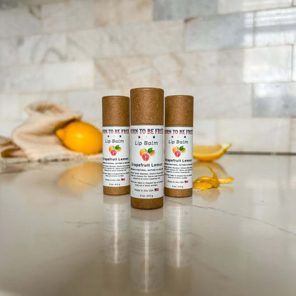 Bálsamo labial de pomelo y limón
