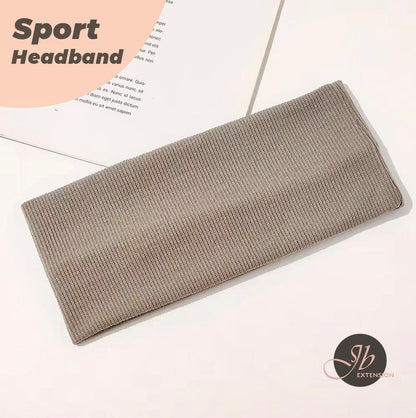 JBextension Women's Simple Plain Soft Comfortable Breathable Hair Band, Fashion Versatile Sporty Elastic Hair Band for Gym Workout Running