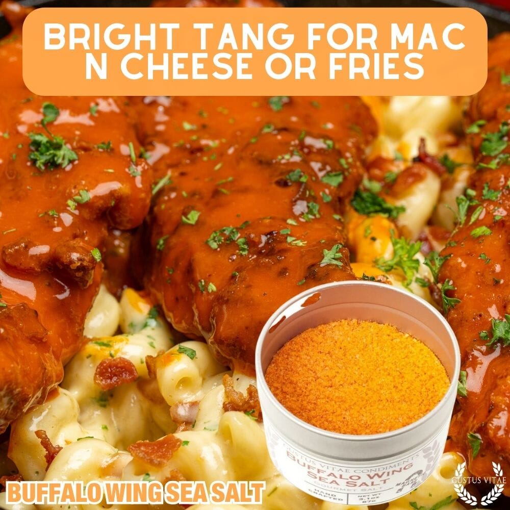 Sal marina de alitas de búfalo