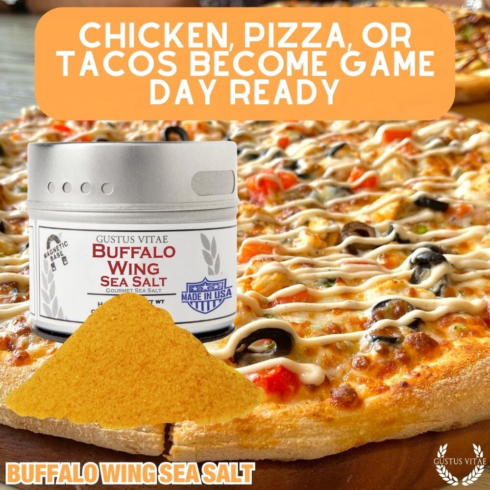 Sal marina de alitas de búfalo