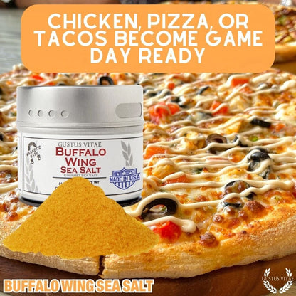 Sal marina de alitas de búfalo