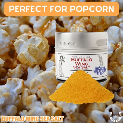 Sal marina de alitas de búfalo