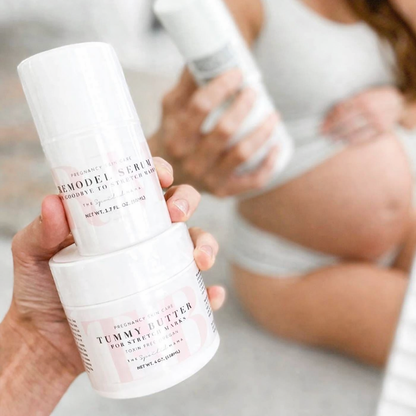 Dúo de mantequilla para el abdomen y suero ReModel para estrías 