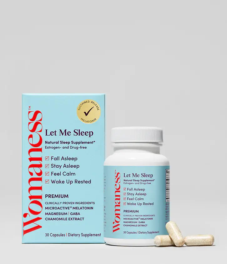Womaness - Let Me Sleep - Natural Sleep Supplement: 30 capsules