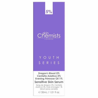 Sensitive Skin Serum Dragon's Blood 5%, Centella Asistica 3%, Evening Primrose Oil 1% 30ml