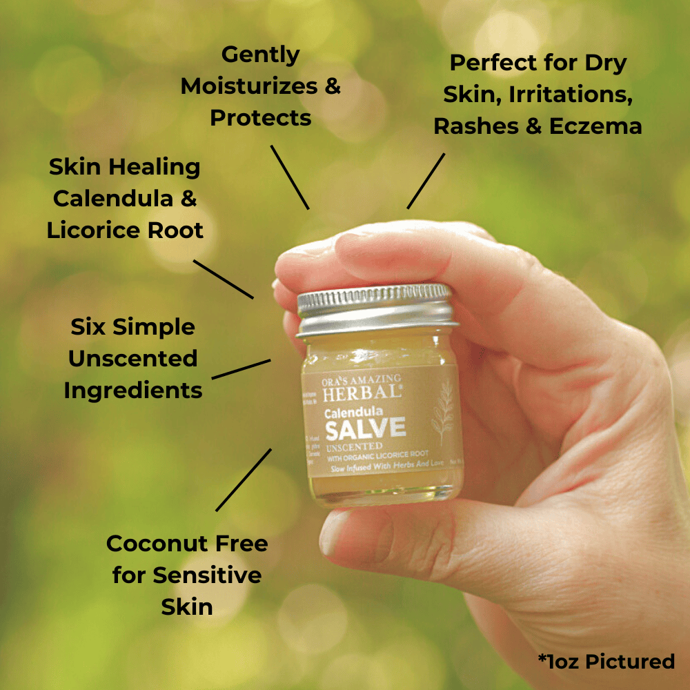 Calendula Salve with Licorice Root and Castor Oil