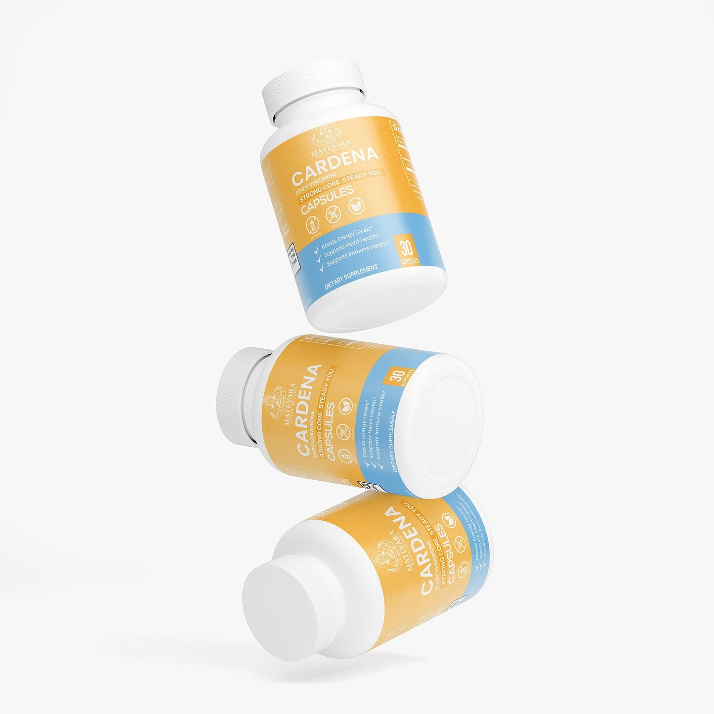 Cardena CoQ10 Ubiquinone Capsules | 30 Veggie Caps