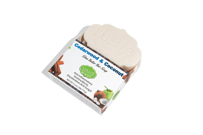 Cedarwood Coconut Shea Butter Soap Bar – Nourishing, Hydrating Body Cleanser