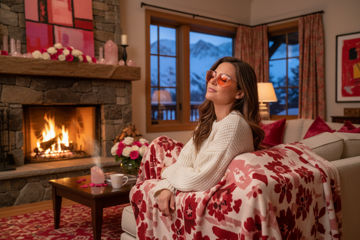 Rose Quartz Blue Light Blocking Glasses - DreamWalkerz Crystal Collection