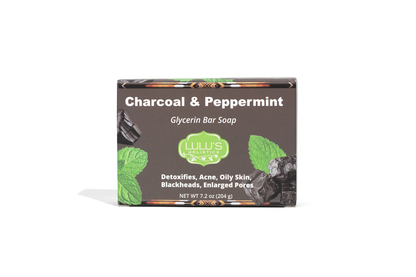 Charcoal Peppermint Glycerin Bar Soap – Deep Clean, Detox & Refresh