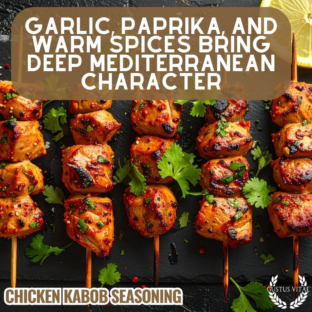 Condimento para brochetas de pollo 