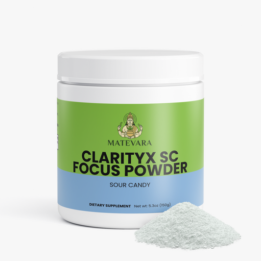 ClarityX SC Focus Powder Sour Candy |Focus Support Formula | 165g