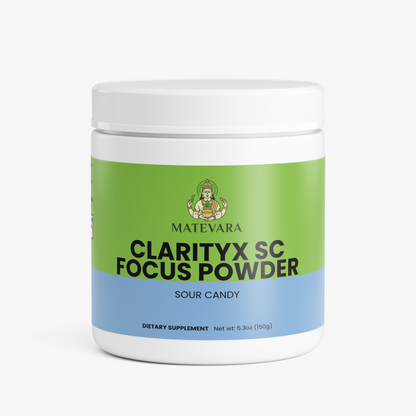ClarityX SC Focus Powder Sour Candy |Focus Support Formula | 165g