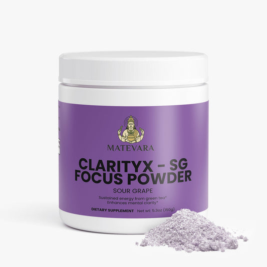 ClarityX SG Focus Powder (Sour Grape) | Mental Clarity and Sustained Energy