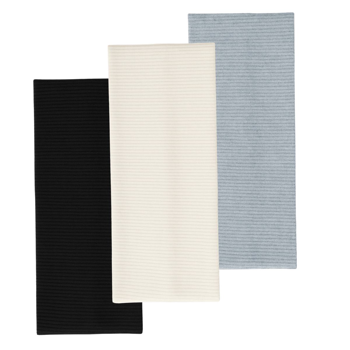 Soft Stretch Ribbed Headband (Classic Neutrals)