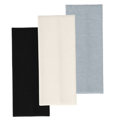 Soft Stretch Ribbed Headband (Classic Neutrals)