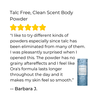Talc Free Body Powder, Clean Scent