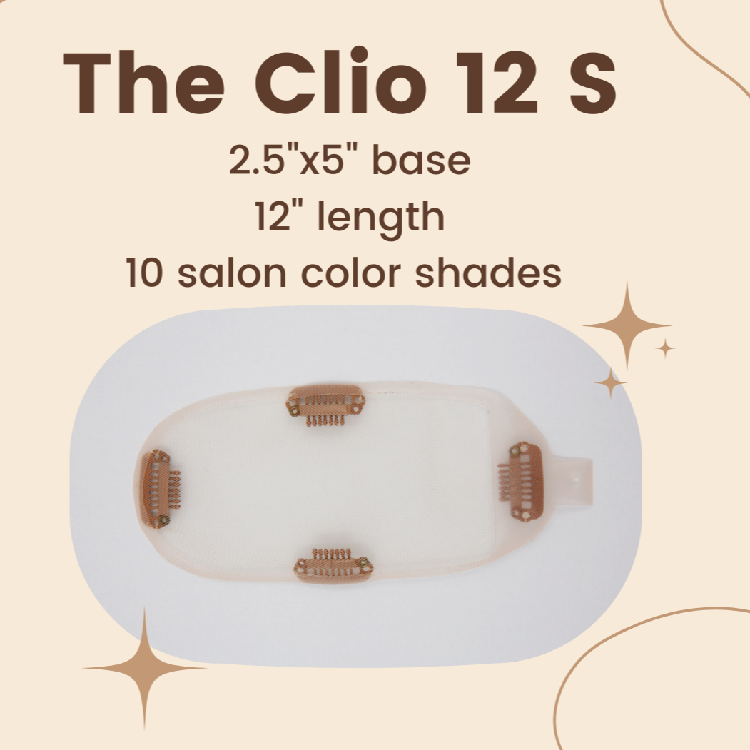 Clio 12 S | Remy Human Hair Topper (Hand-Tied)