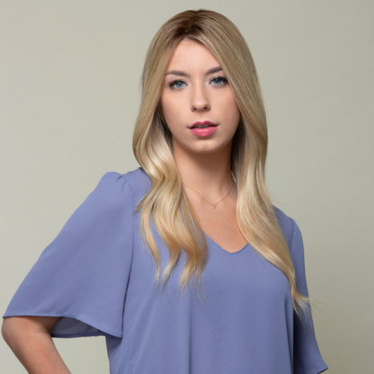 Clio 14 M | Remy Human Hair Topper (Hand-Tied)