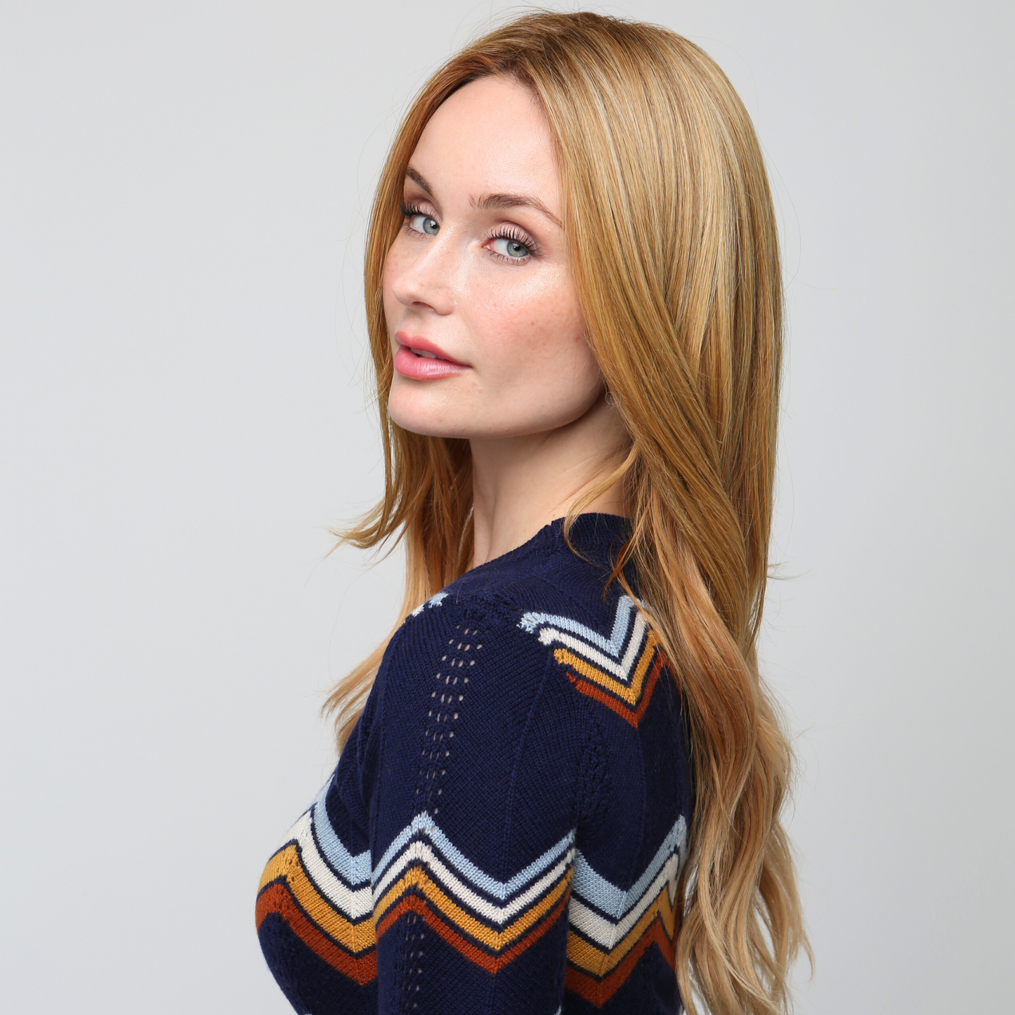 Clio 14 S | Hand-Tied Synthetic Hair Topper (Heat-Friendly)