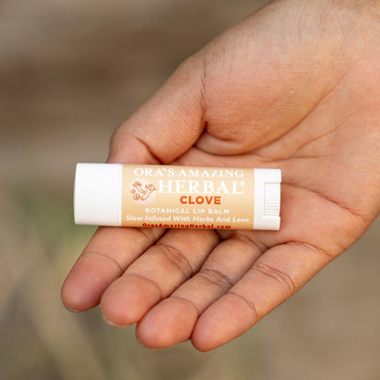 Natural Lip Balm, Herbal Infused, Clove