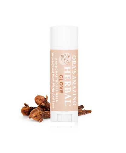 Natural Lip Balm, Herbal Infused, Clove