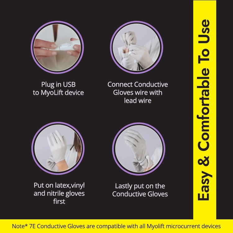 Microcurrent Facial Gloves
