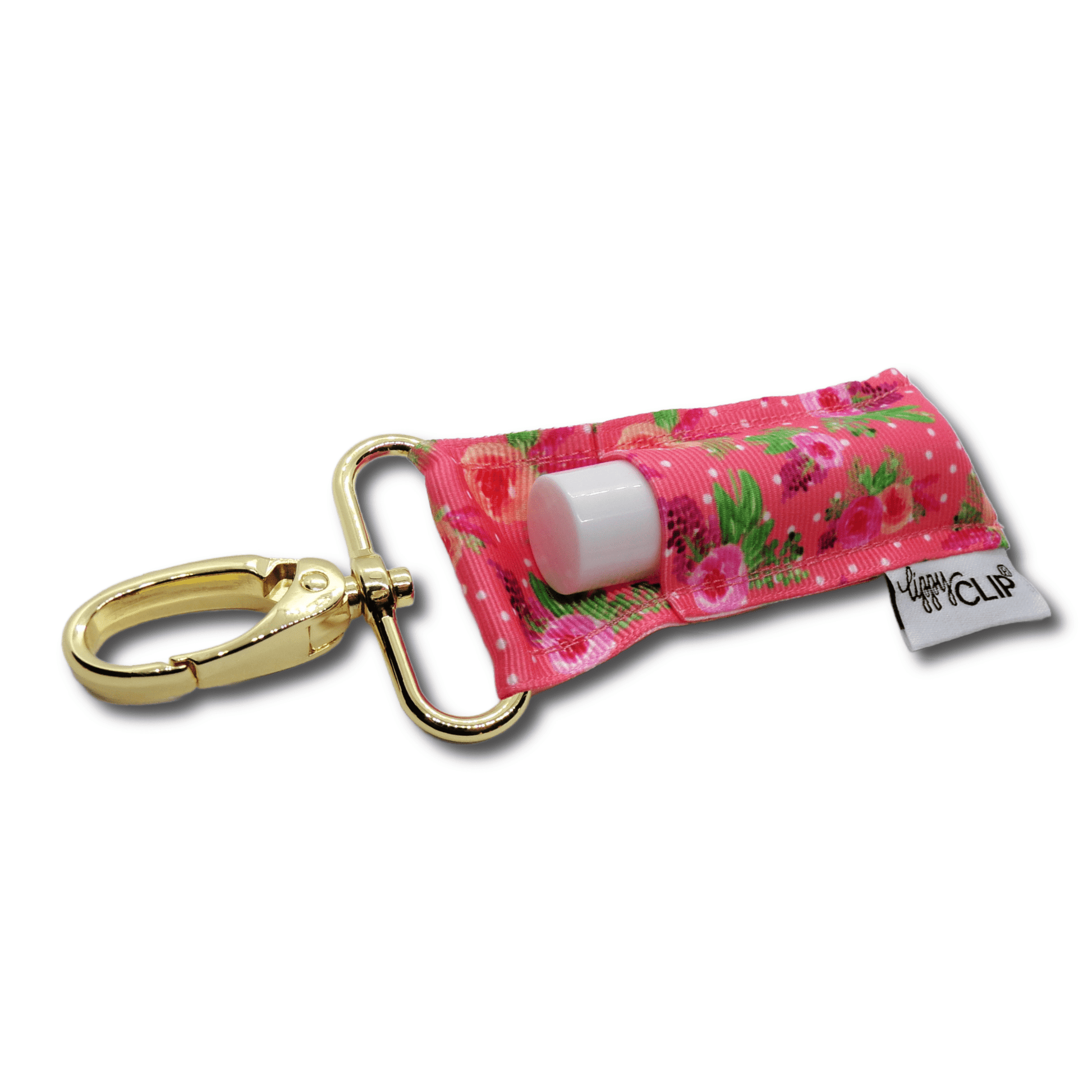Coral Floral LippyClip® Lip Balm Holder | Daily Health & Beauty